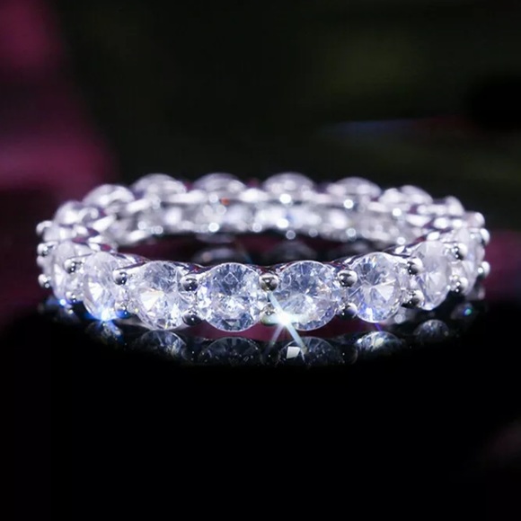 NEW💍925 sterling silver diamond engagement ring - Picture 3 of 6